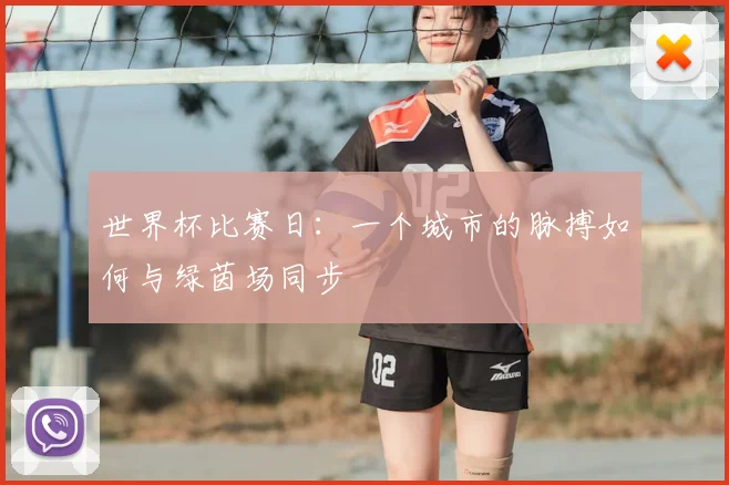 世界杯比赛日：一个城市的脉搏如何与绿茵场同步