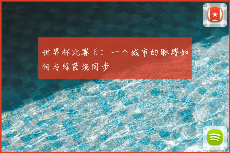 世界杯比赛日：一个城市的脉搏如何与绿茵场同步